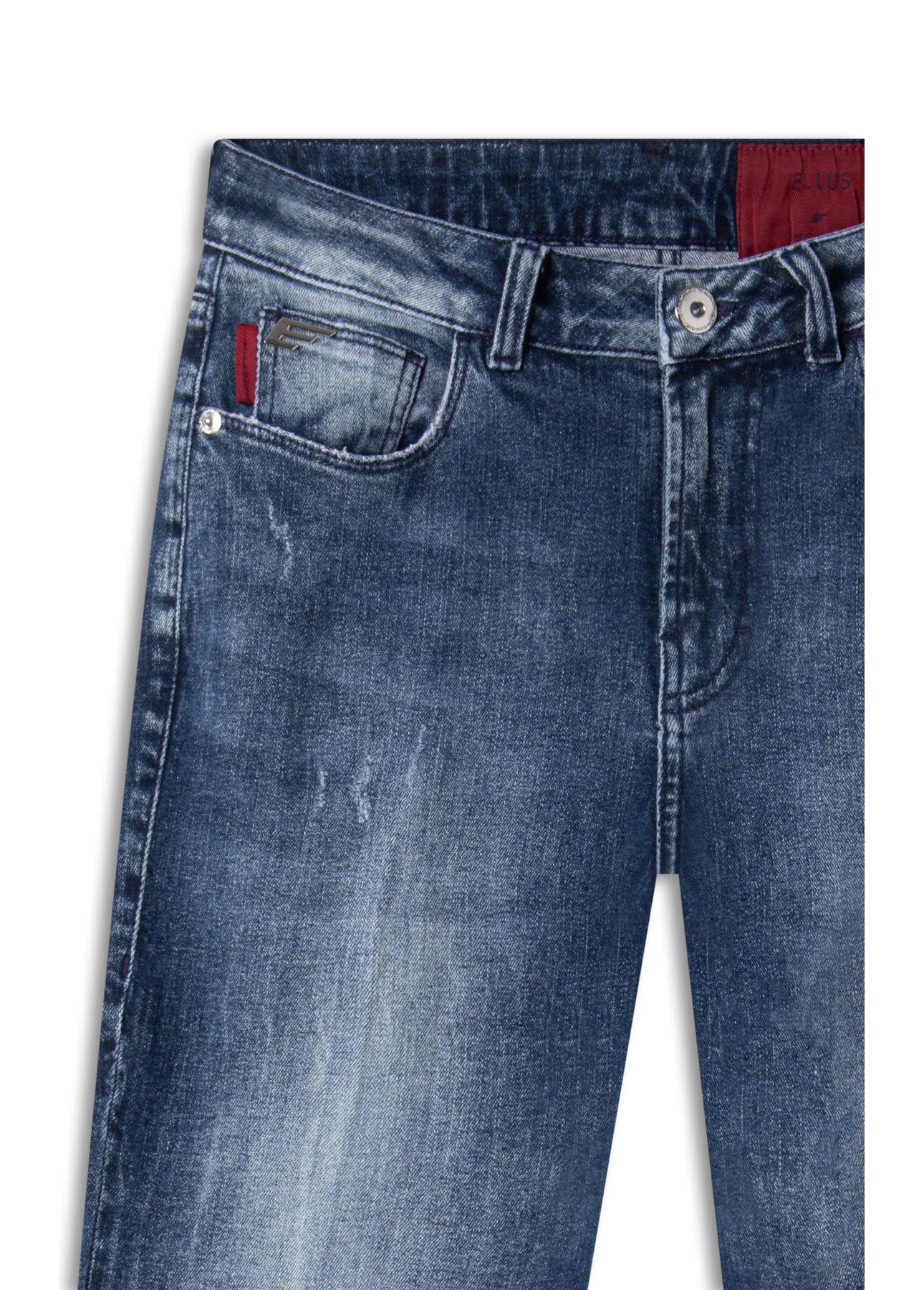 Calça Dark Forest Elastic Skinny Flare Lav.Escuro