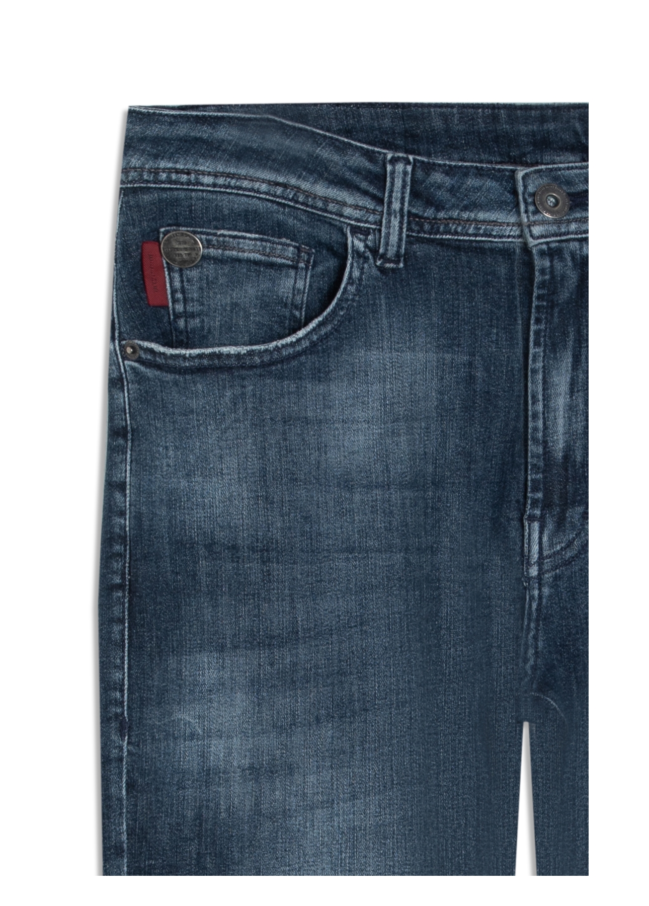 Calça Dark Forest Elastic Skinny Lav.Escuro C/ Used