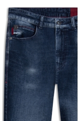 Calça Dark Forest Elastic Slim Contraste Lav. Escuro