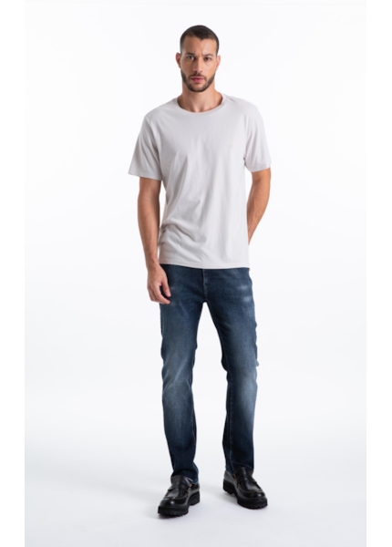Calça Dark Forest Elastic Slim Contraste Lav. Escuro
