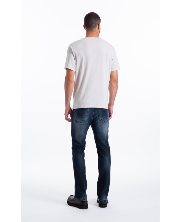 Calça Dark Forest Elastic Slim Contraste Lav. Escuro