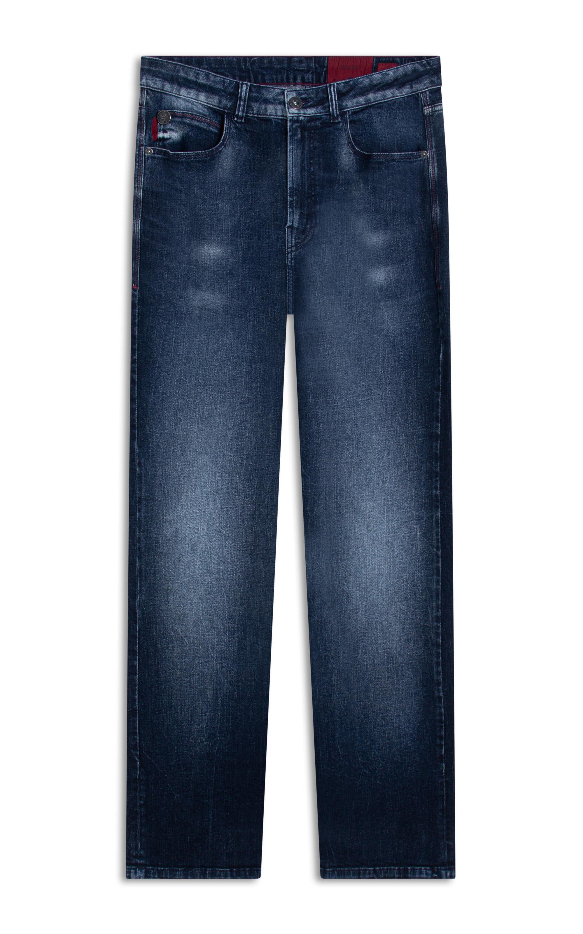 Calça Dark Indigo Elastic Slim 1969- Lav. Claro C/ Grampo