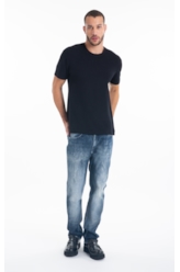 Calça Dark Forest Elastic Slim Lav.Escuro