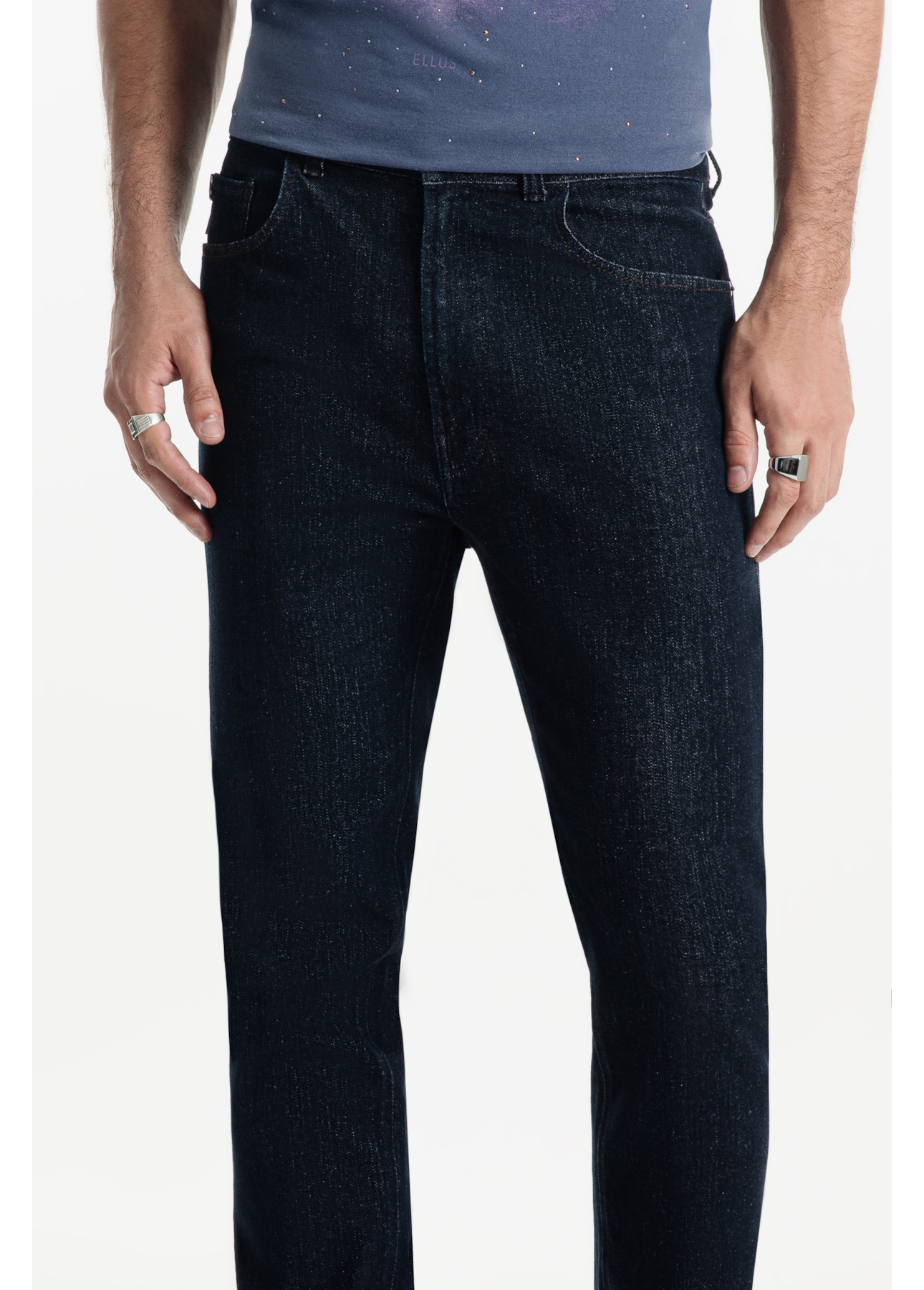 Calça Dark Forest Elastic Slim Lav. Escuro Ii