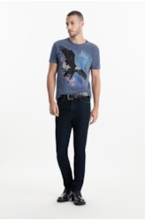 Calça Dark Forest Elastic Slim Lav. Escuro Ii