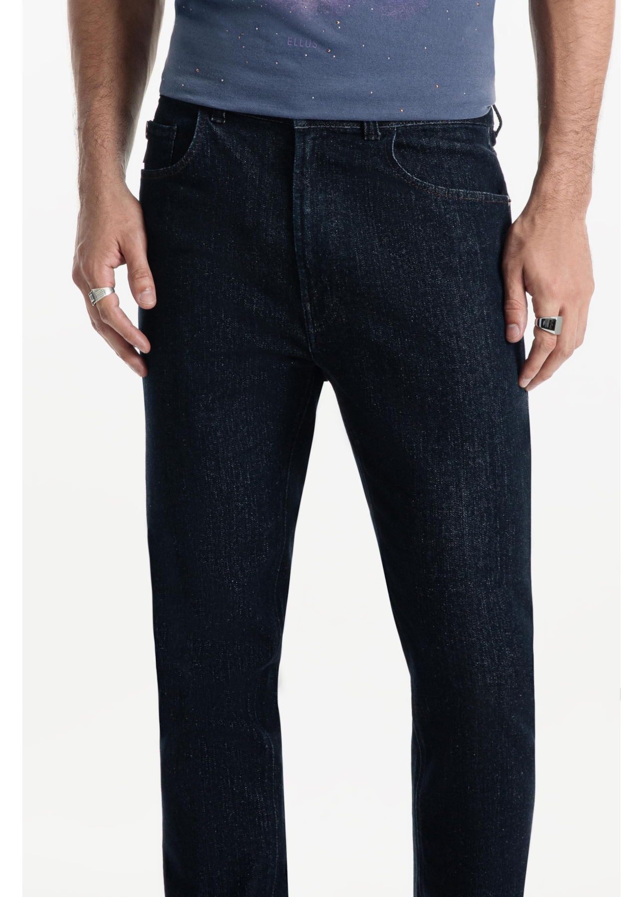 Calça Dark Forest Elastic Slim Lav. Escuro Ii