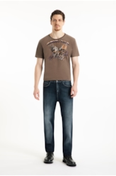 Calça Dark Forest Elastic Slim Lav. Medio Iii