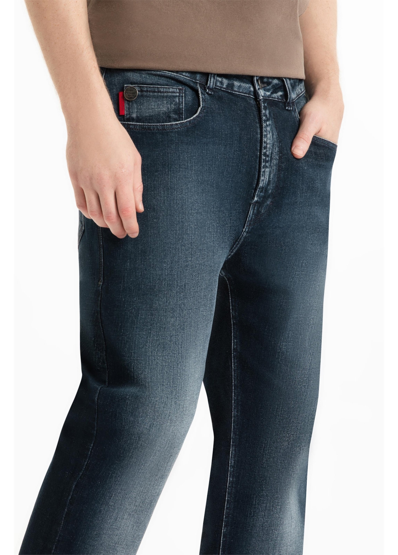 Calça Dark Forest Elastic Slim Lav. Medio Iii