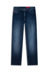 Calça Dark Forest Elastic Straight Filigrana Lav. Escuro