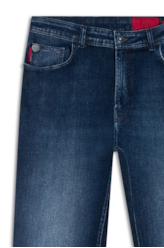 Calça Dark Forest Elastic Straight Filigrana Lav. Escuro