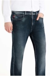 Calça Dark Forest Slim Contraste Lav. Escuro