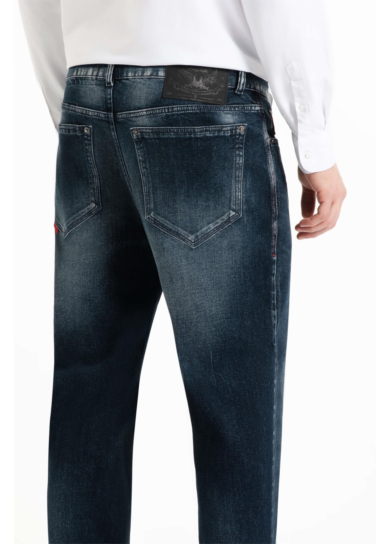 Calça Dark Forest Slim Contraste Lav. Escuro