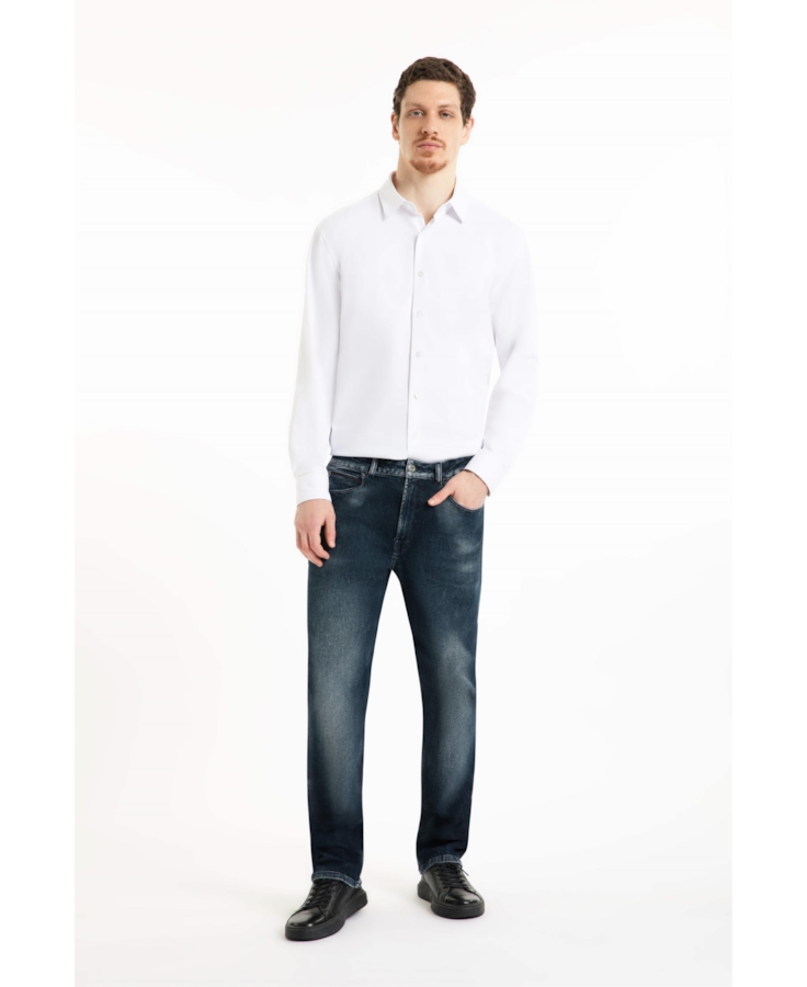 Calça Dark Forest Slim Contraste Lav. Escuro