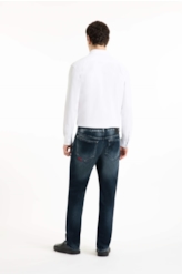 Calça Dark Forest Slim Contraste Lav. Escuro