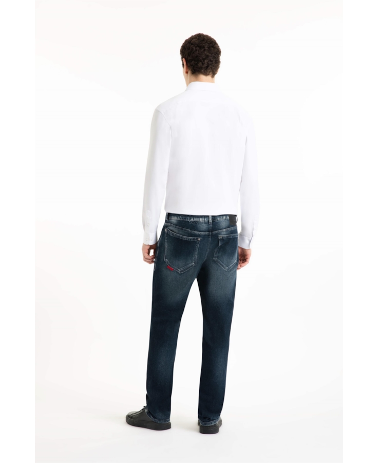 Calça Dark Forest Slim Contraste Lav. Escuro