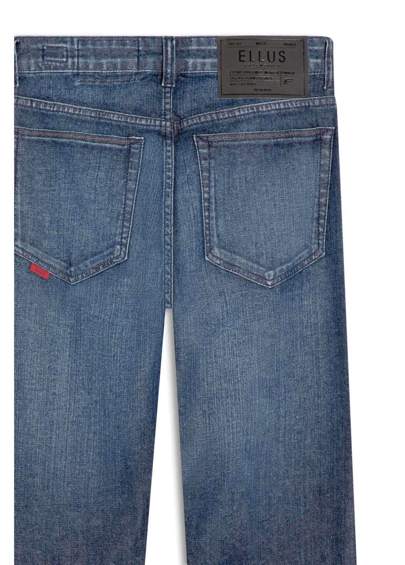 Calça Dark Indigo Elastic 1849-Escuro C/ Grampos