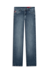 Calça Dark Indigo Elastic Ellus 1967-Lav.Médioc/Pincelada