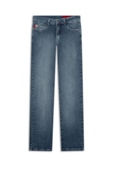 Calça Dark Indigo Elastic Ellus 1967-Lav.Médioc/Pincelada
