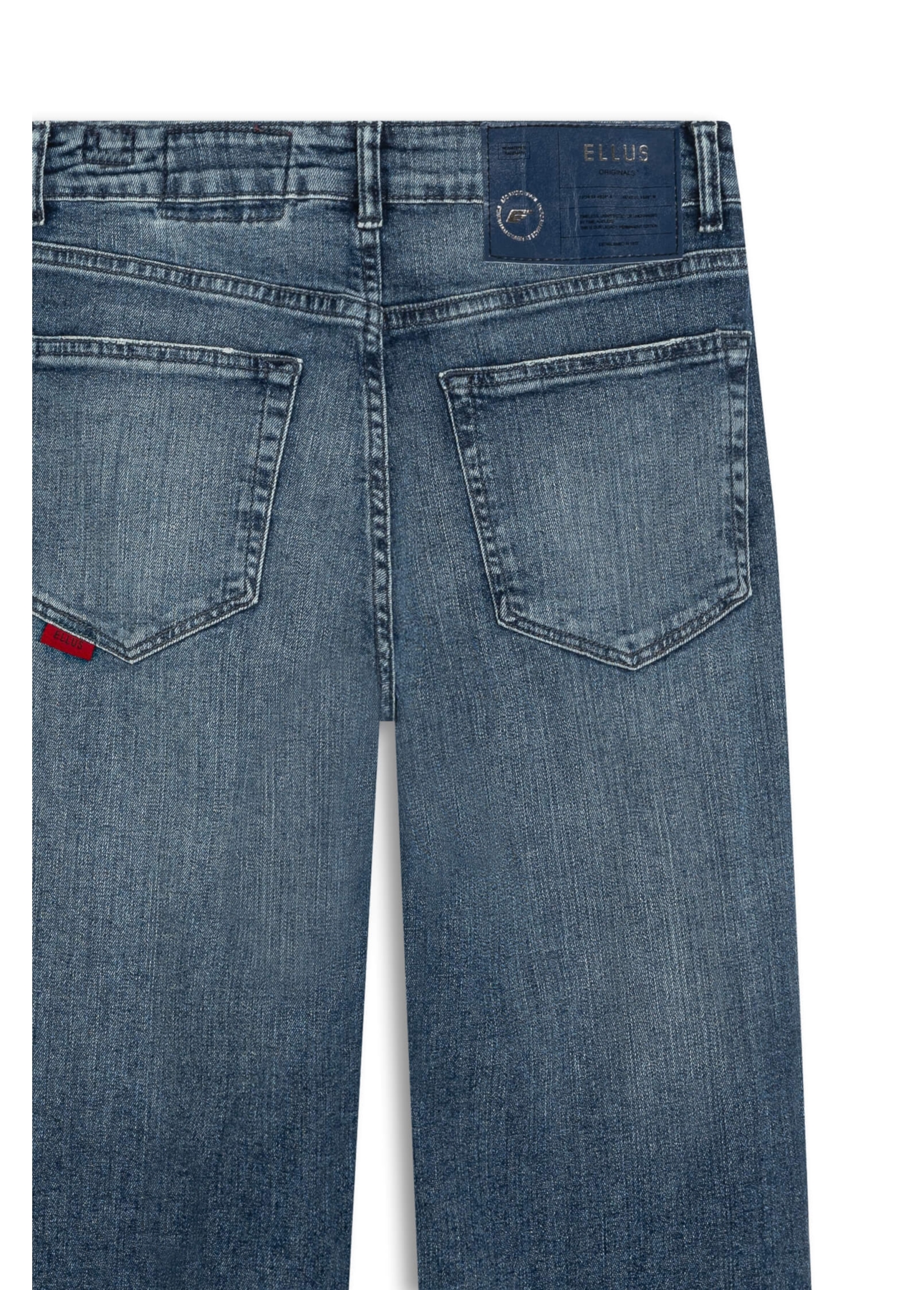 Calça Dark Indigo Elastic Ellus 1967-Lav.Médioc/Pincelada