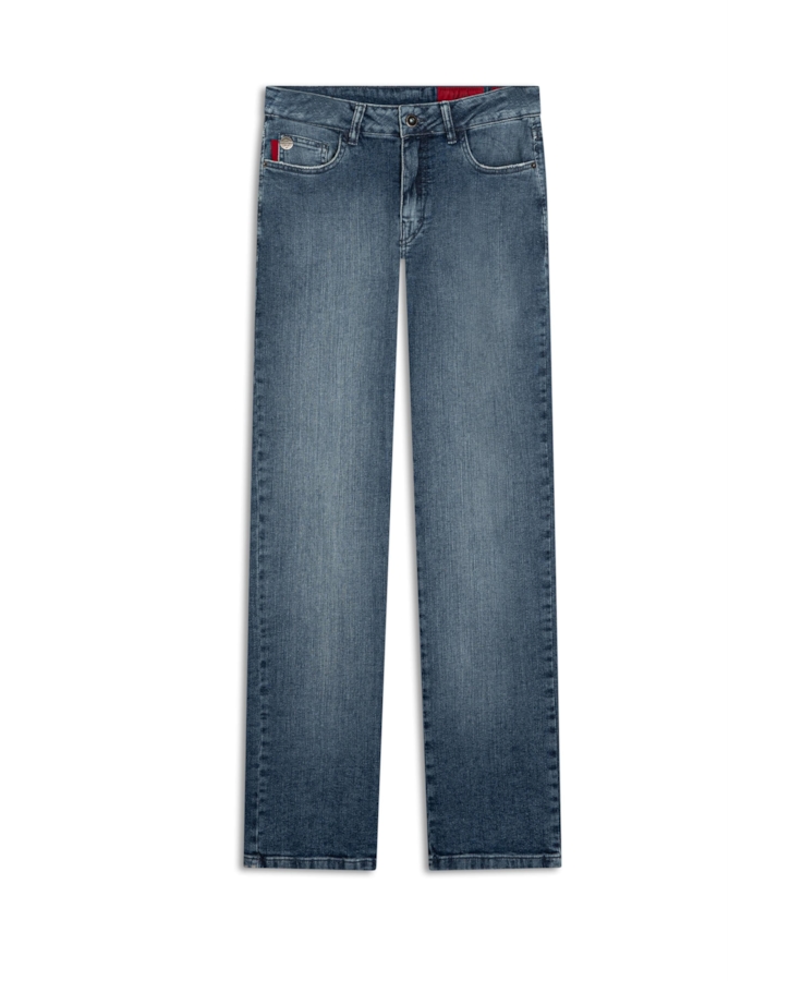 Calça Dark Indigo Elastic Ellus 1967-Lav.Médioc/Pincelada