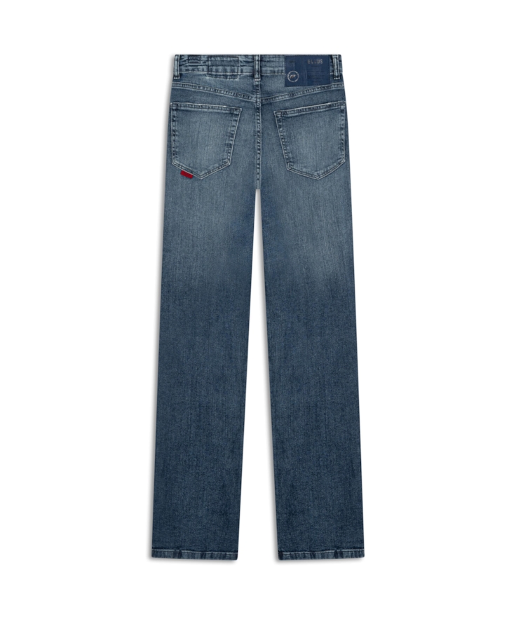 Calça Dark Indigo Elastic Ellus 1967-Lav.Médioc/Pincelada