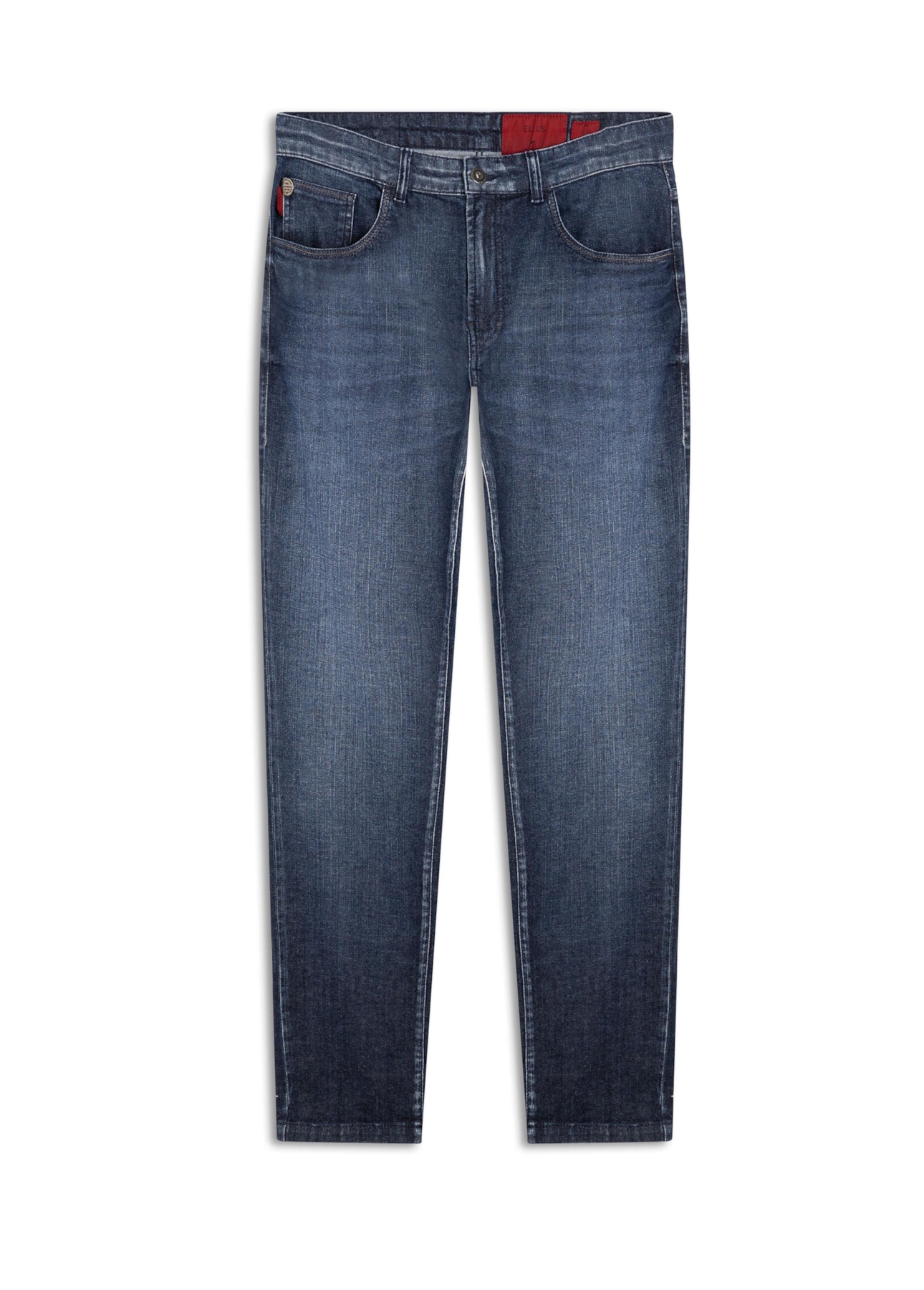 Calça Dark Indigo Elastic Escuro C/ Grampos