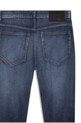 Calça Dark Indigo Elastic Escuro C/ Grampos