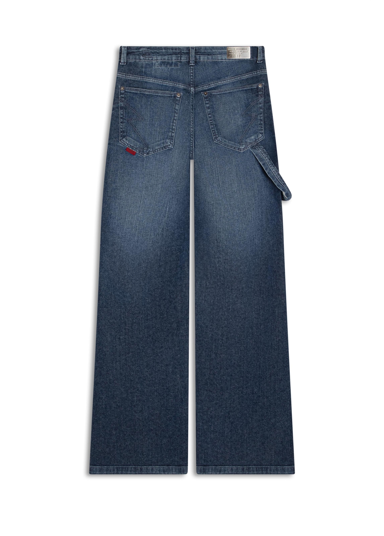 Calça Dark Indigo Elastic  Escuro C/ Grampos