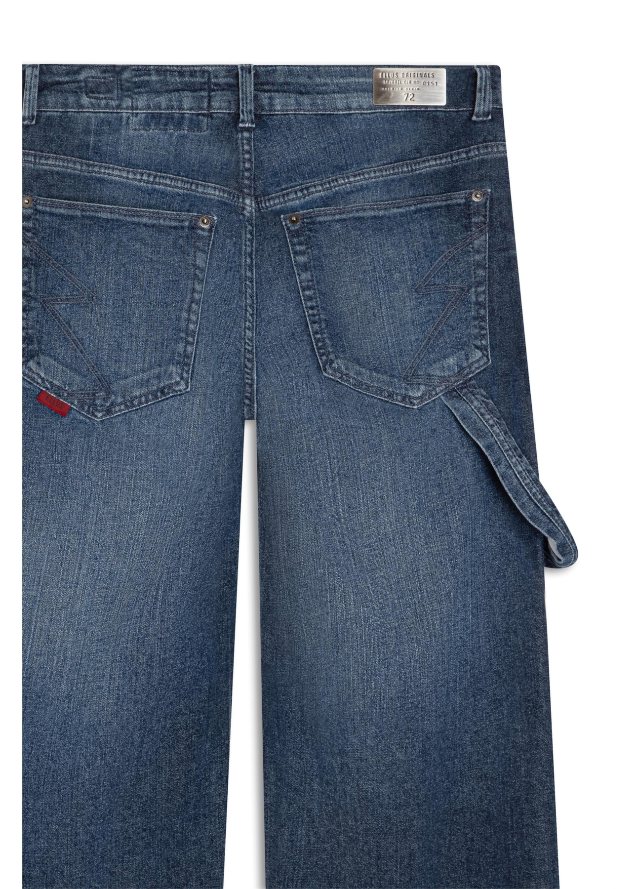 Calça Dark Indigo Elastic  Escuro C/ Grampos