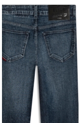 Calça Dark Indigo Elastic Gisele Escuro C/ Grampos