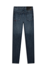 Calça Dark Indigo Elastic Gisele Escuro C/ Grampos