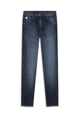 Calca Dark Indigo Elastic Gisele Escuro C/ Grampos P23