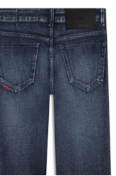 Calca Dark Indigo Elastic Gisele Escuro C/ Grampos P23