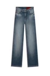 Calça Dark Indigo Elastic Reta Lav.Claro C/Used