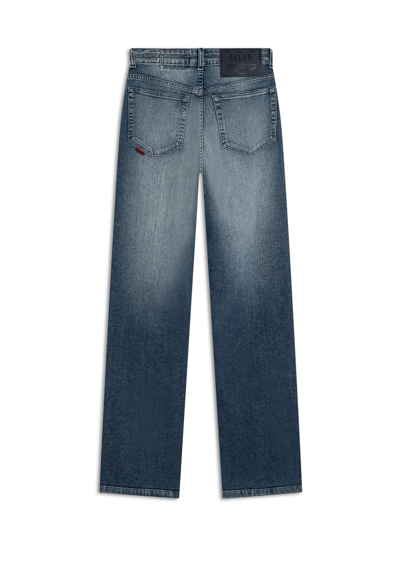 Calça Dark Indigo Elastic Reta Lav.Claro C/Used