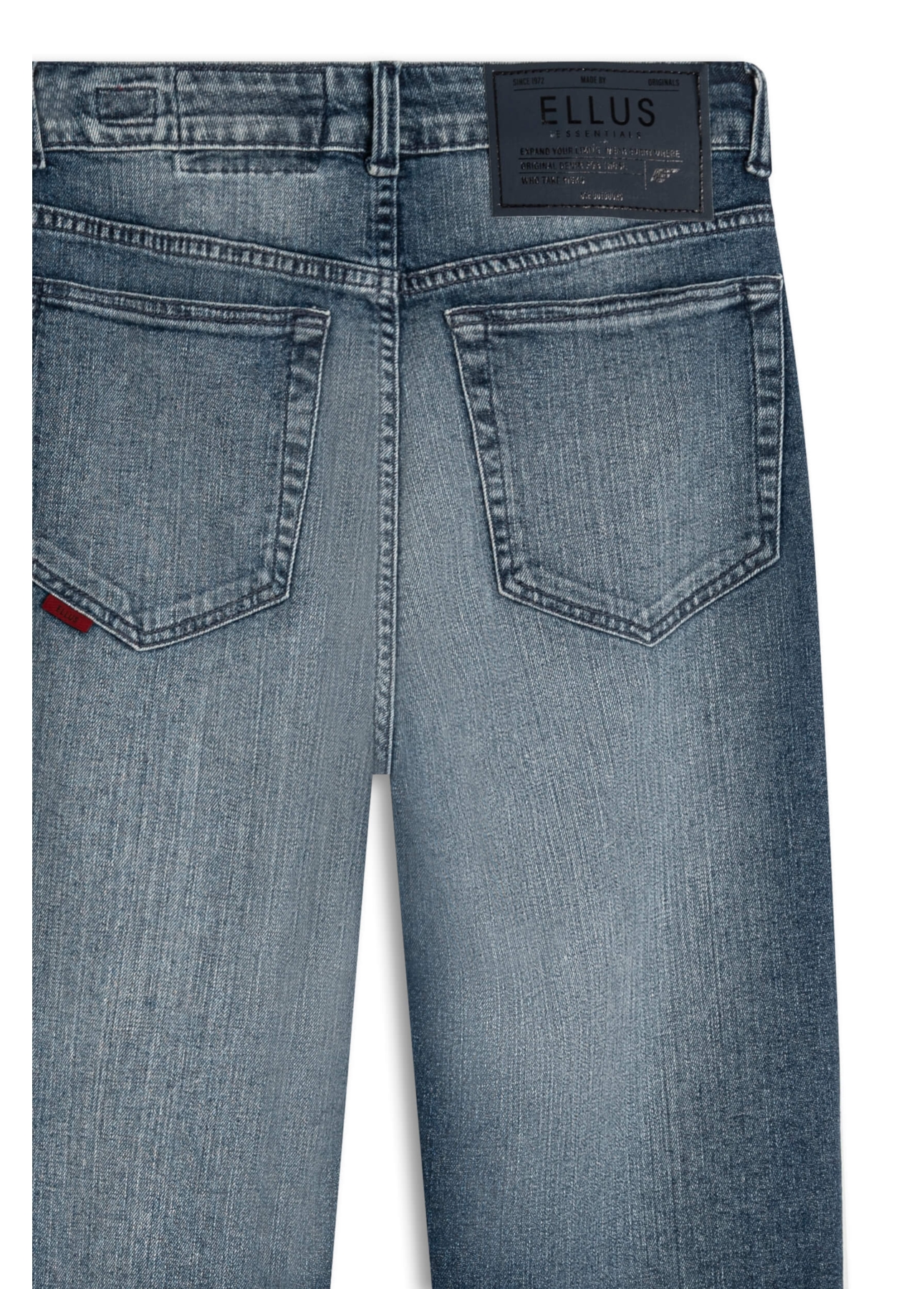 Calça Dark Indigo Elastic Reta Lav.Claro C/Used