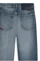 Calça Dark Indigo Elastic Reta Lav.Claro C/Used