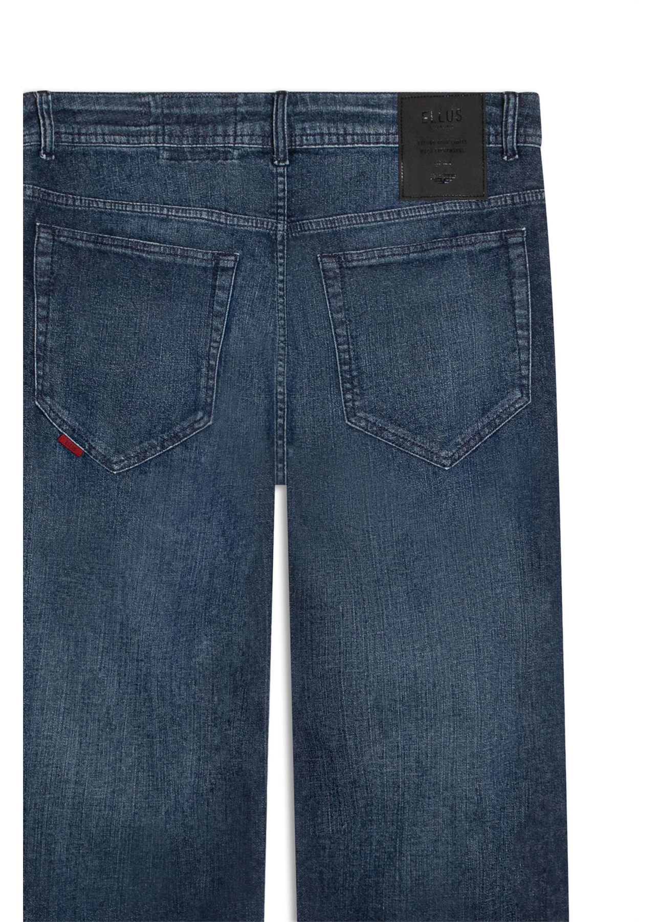 Calça Dark Indigo Elastic Skate  Escuro C/ Grampos