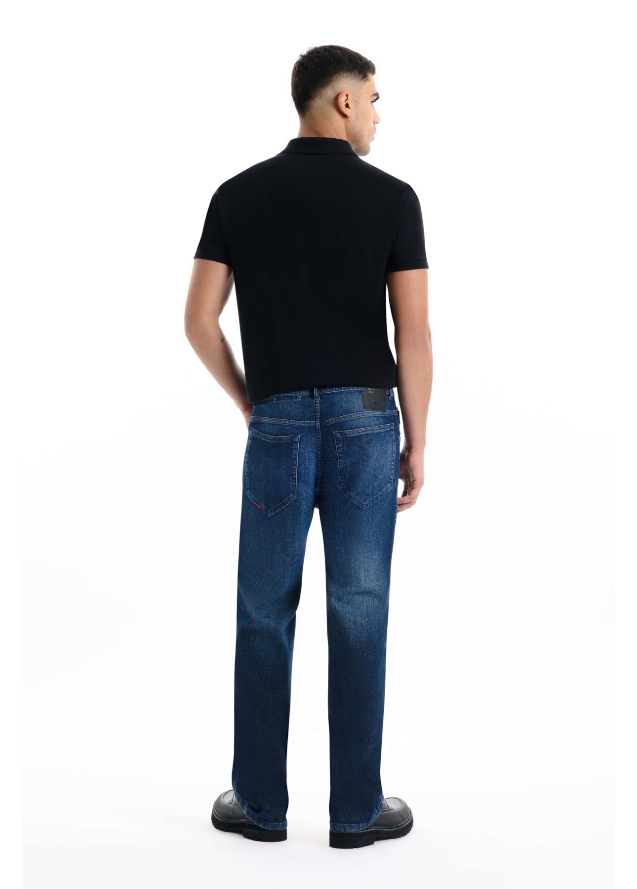 Calça Dark Indigo Elastic Skate Lav.Escuro C/ Used