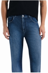 Calça Dark Indigo Elastic Skate Lav.Escuro C/ Used