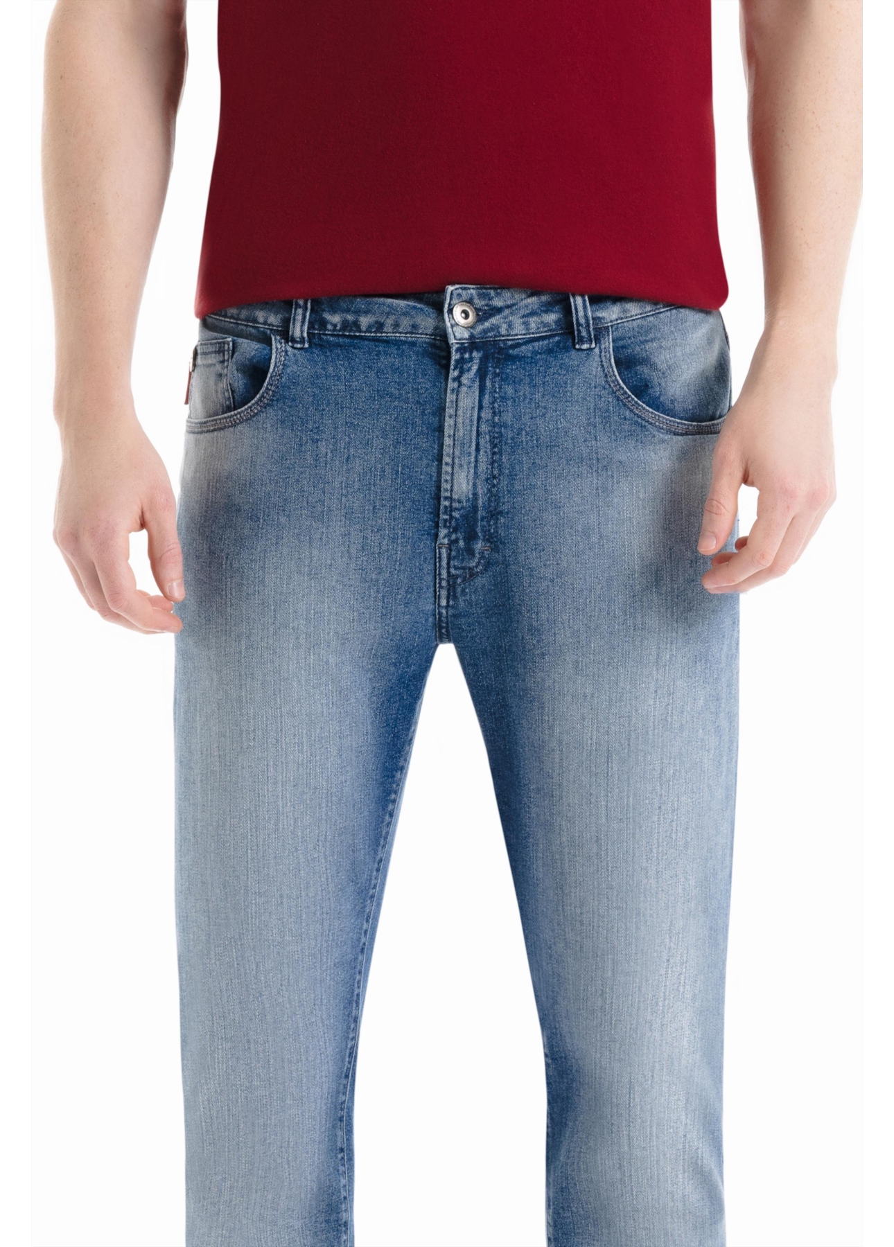 Calça Dark Indigo Elastic Skinny 1906-Lav.Claro C/Used