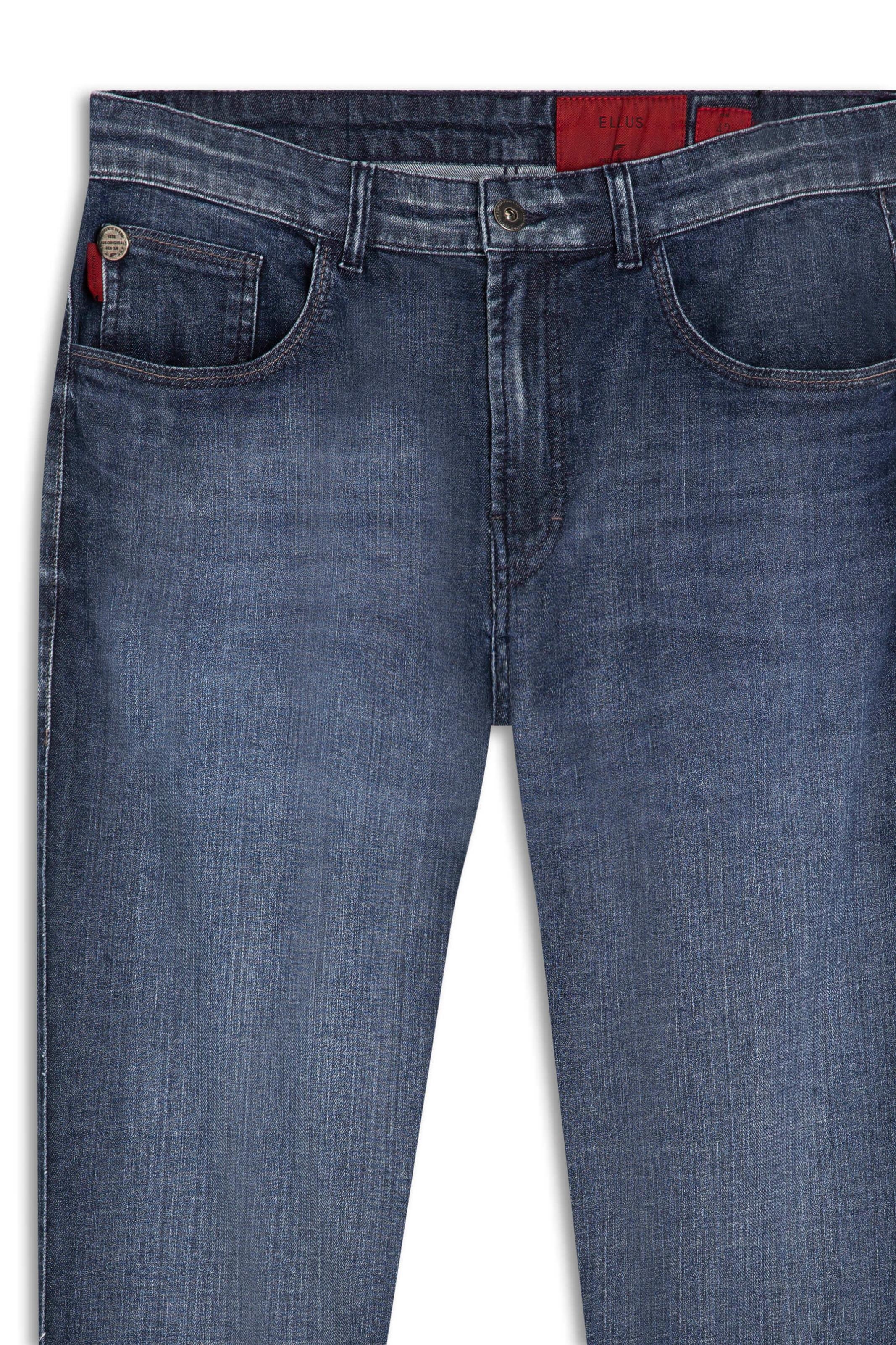 Calça Dark Indigo Elastic Skinny Escuro C/ Grampos