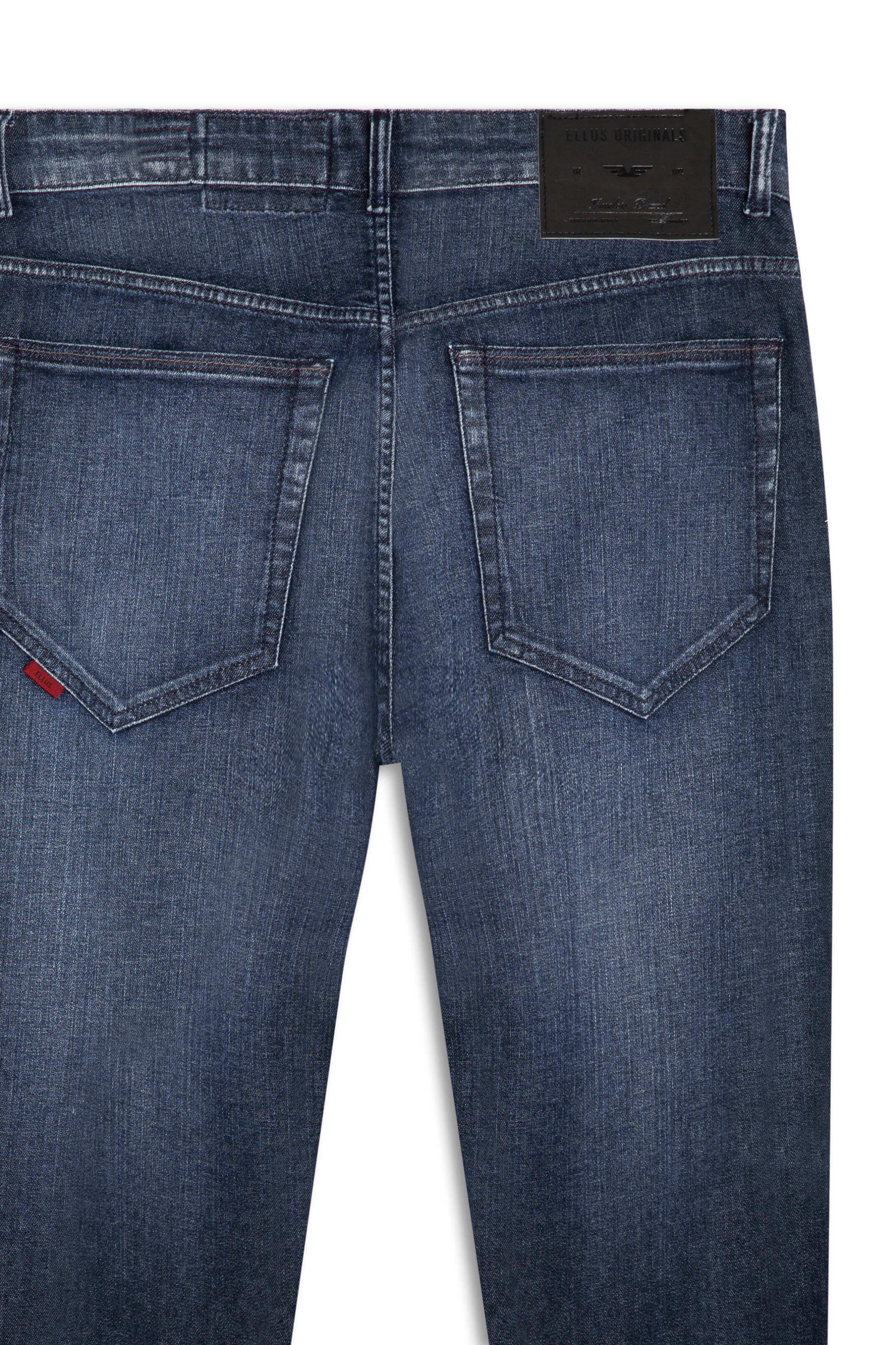 Calça Dark Indigo Elastic Skinny Escuro C/ Grampos