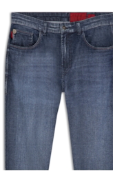 Calça Dark Indigo Elastic Skinny Escuro C/ Grampos