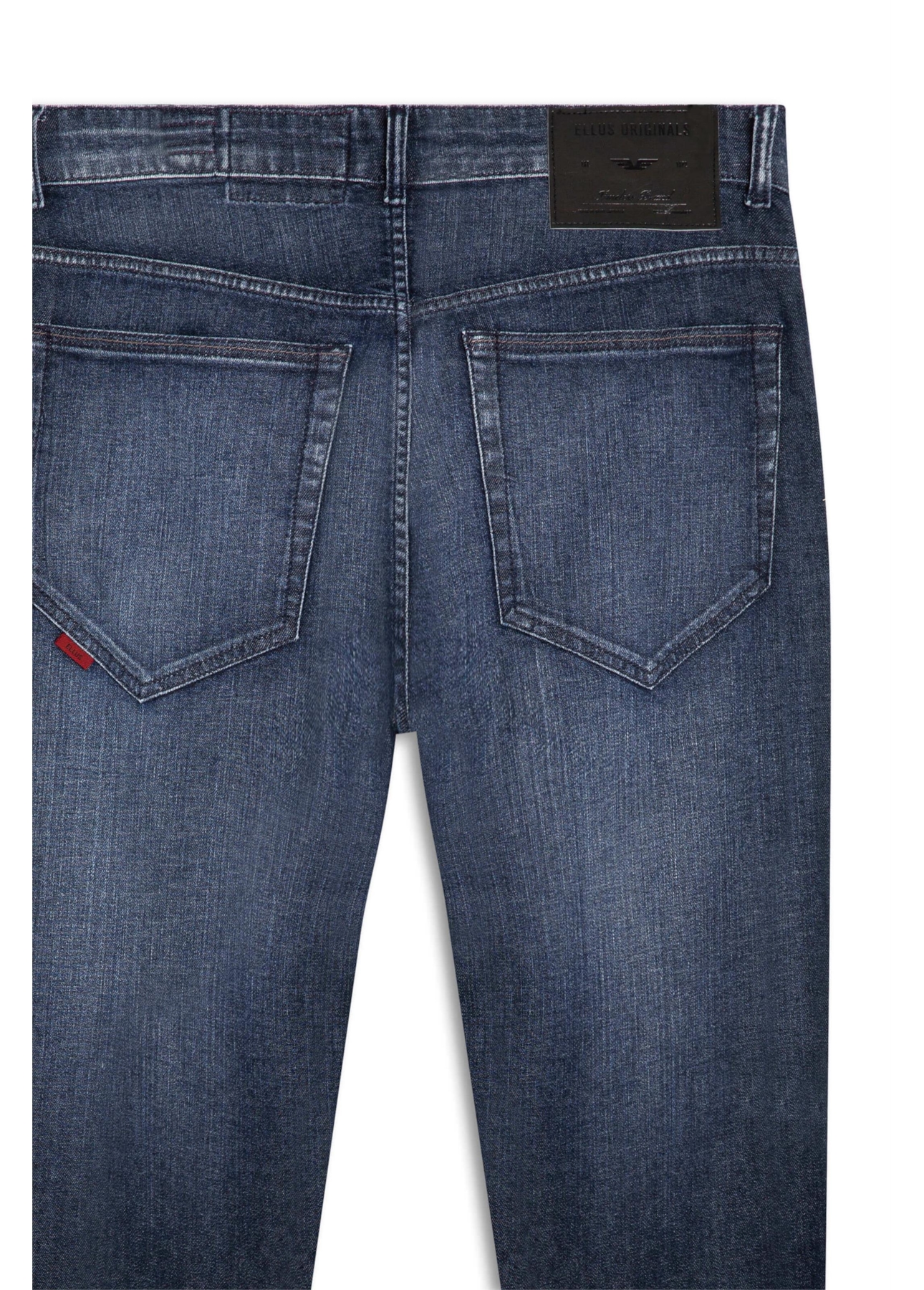 Calça Dark Indigo Elastic Skinny Escuro C/ Grampos