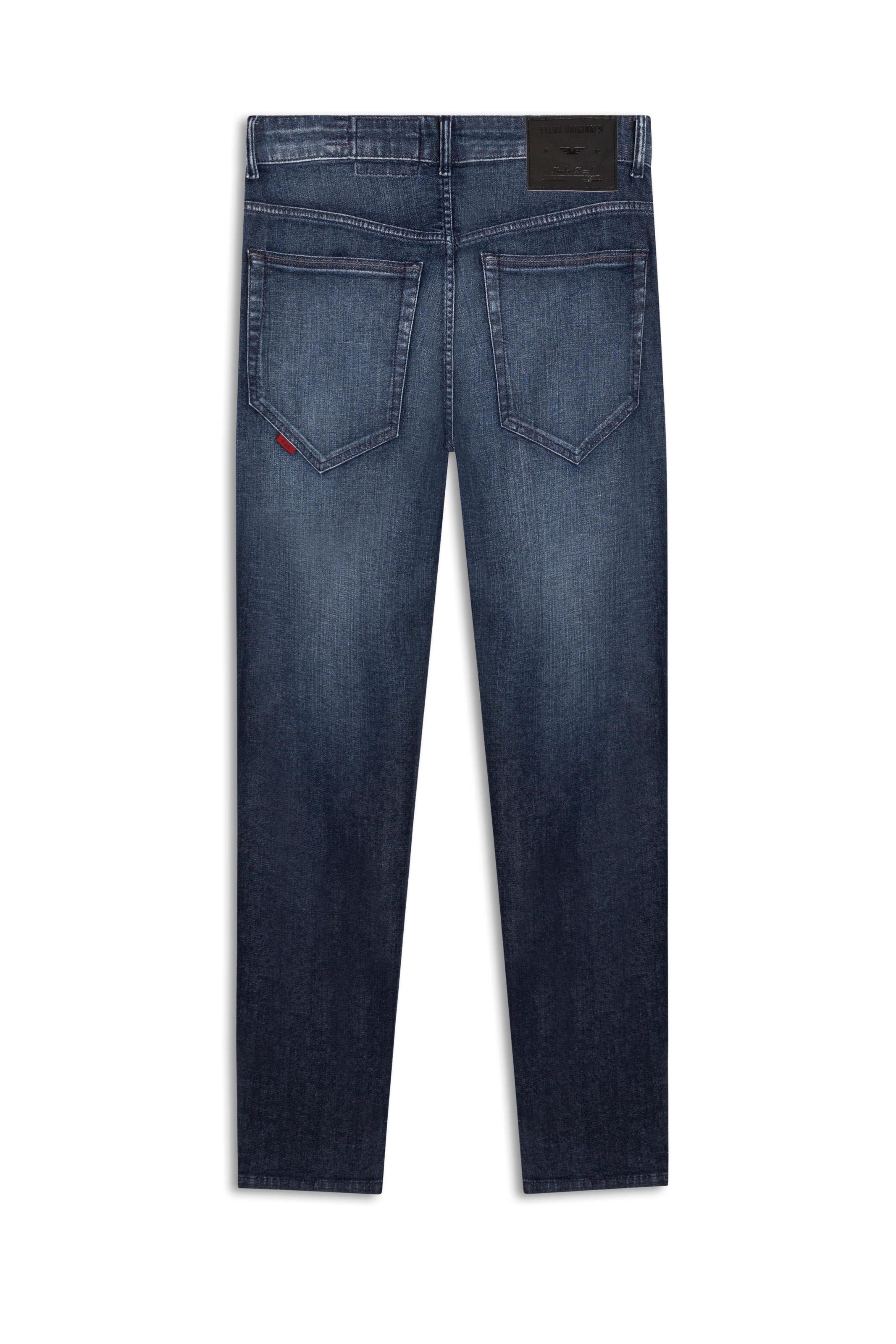 パンツ destroy indigo skinny Calça Dark Indigo Elastic Skinny Escuro C/ Grampos