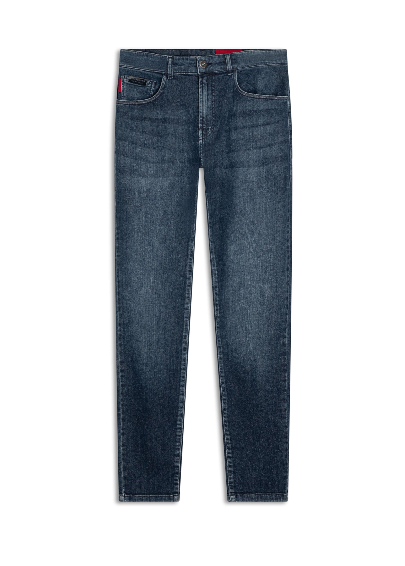 Calça Dark Indigo Elastic Skinny Lav.Escuro C/ Used