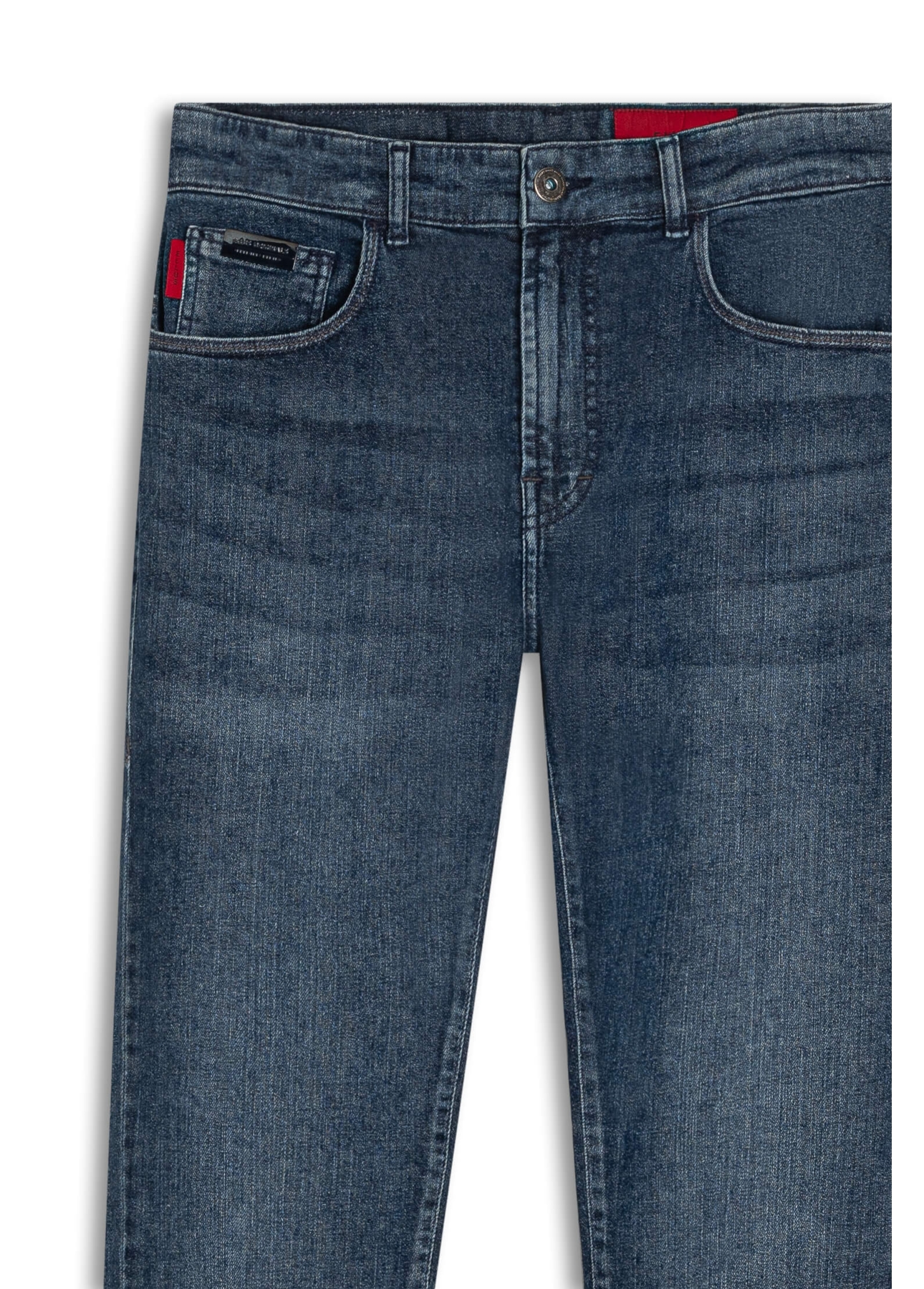 Calça Dark Indigo Elastic Skinny Lav.Escuro C/ Used