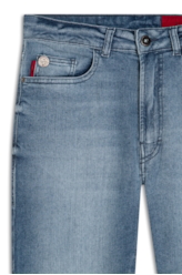 Calça Dark Indigo Elastic Slim 1969- Lav. Claro C/ Grampo