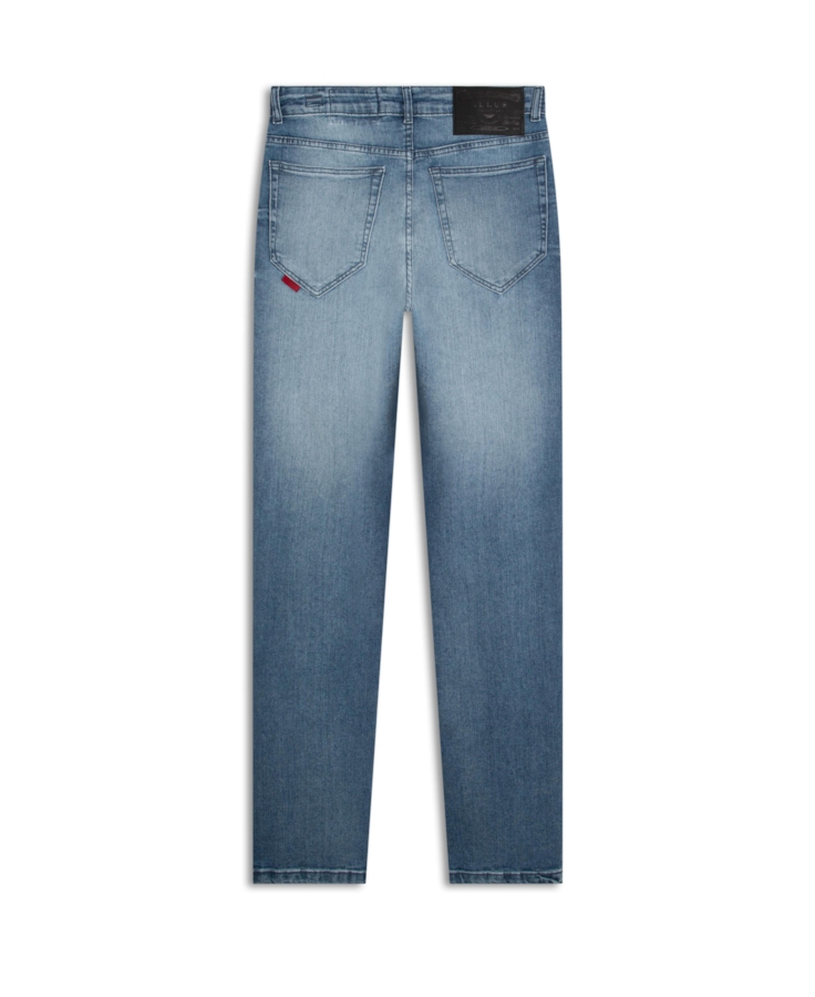 Calça Dark Indigo Elastic Slim 1969- Lav. Claro C/ Grampo